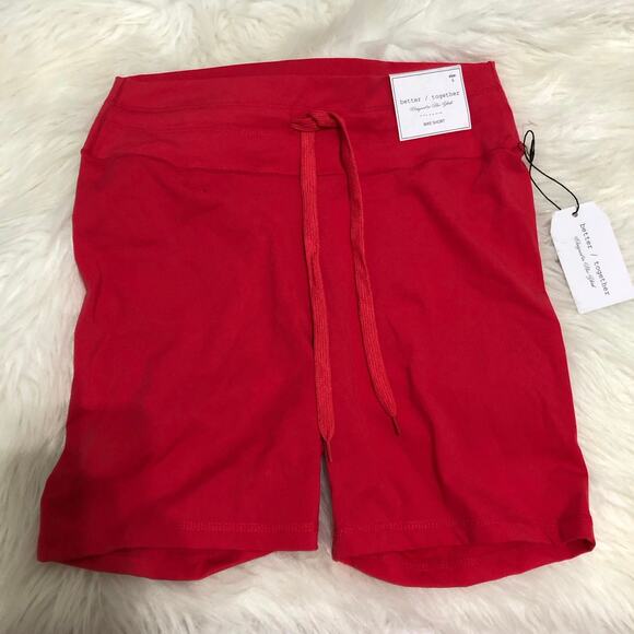 Better/ Together Womens Bike Short Size‎ Large Pink Elastic Waist Drawstring NWT - Picture 8 of 9